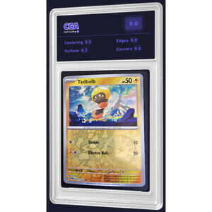 Twilight Masquerade Reverse Holo Tadbulb 073/167 Pokémon CGA 9.0 Digital Grade